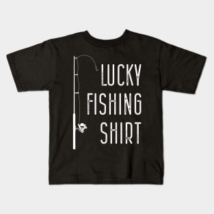 Lucky fishing T-shirt Kids T-Shirt